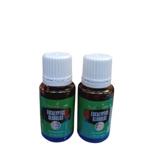 Lot Of 2 Young Living Eucalyptus Globulus Essential Oils (New) 15ml Each